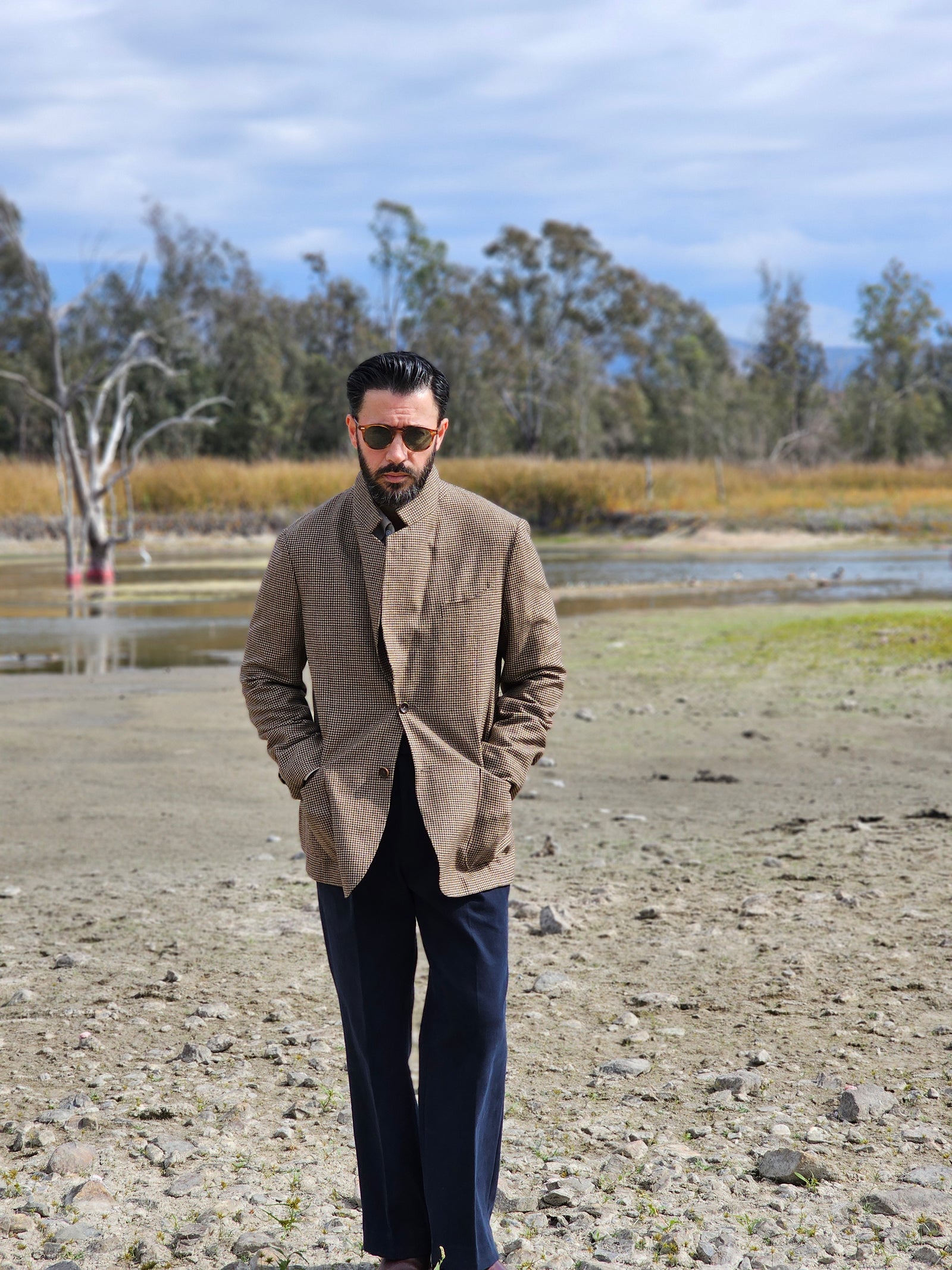 WOOL HOUNDSTOOHT JACKET - JUST A MEN SHOE