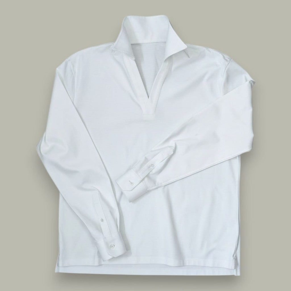 V COLLAR POLO - JUST A MEN SHOE