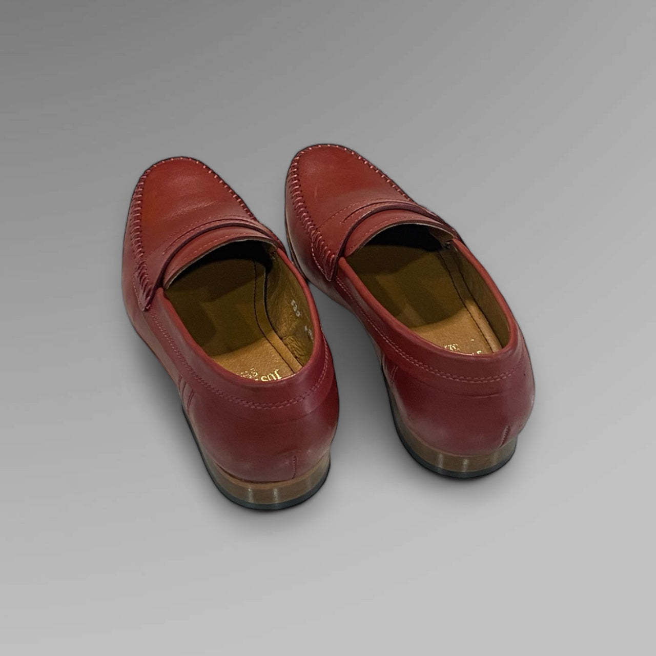 420 RED LOAFER - JUST A MEN SHOE