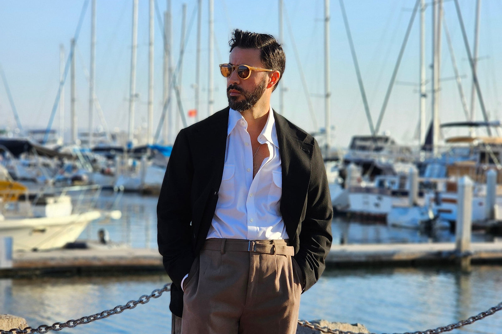 SEERSUCKER UNCOSNTRUCTED JACKET