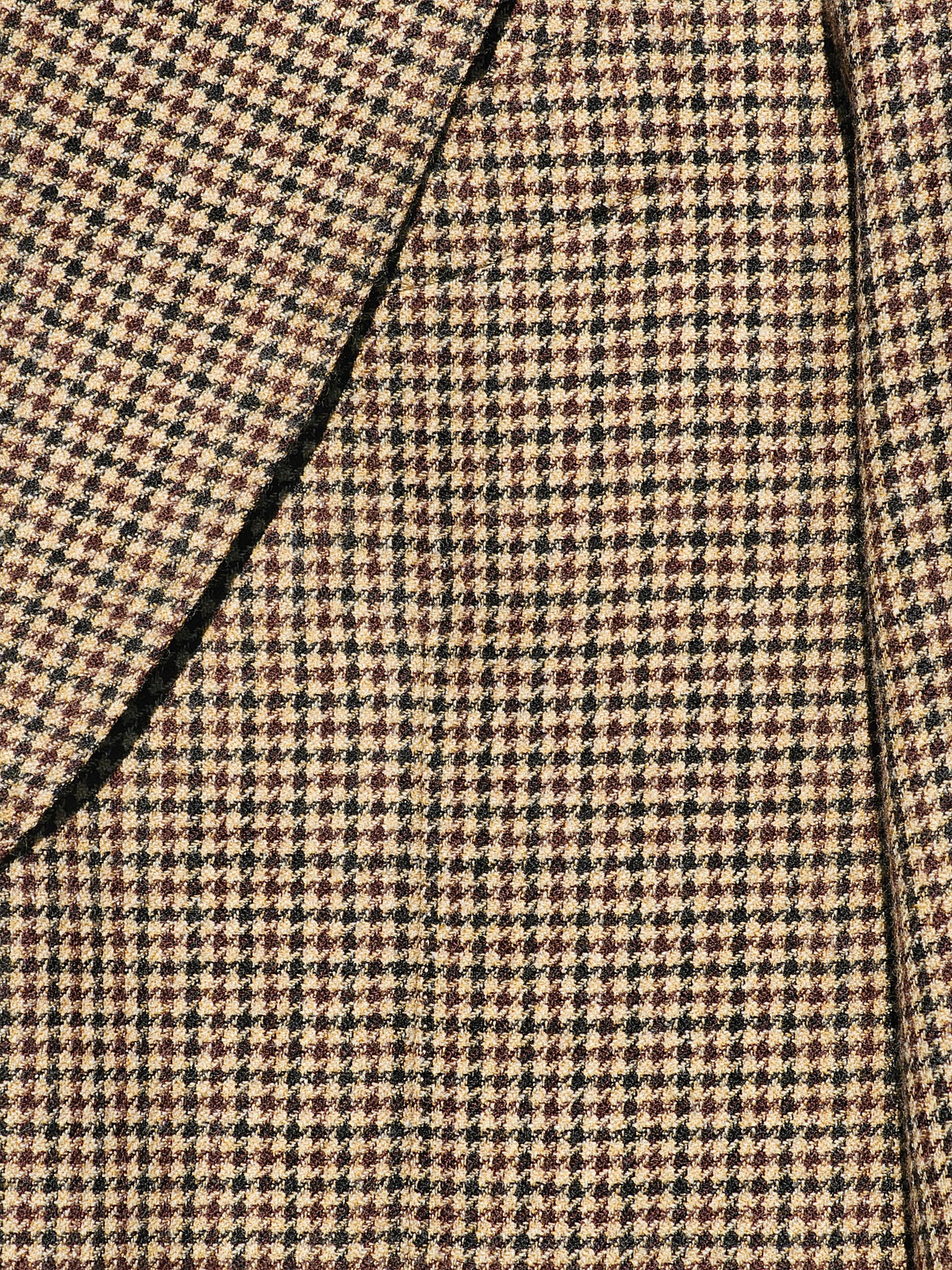 Made-to-Measure Brown Houndstooth Sport Jacket
