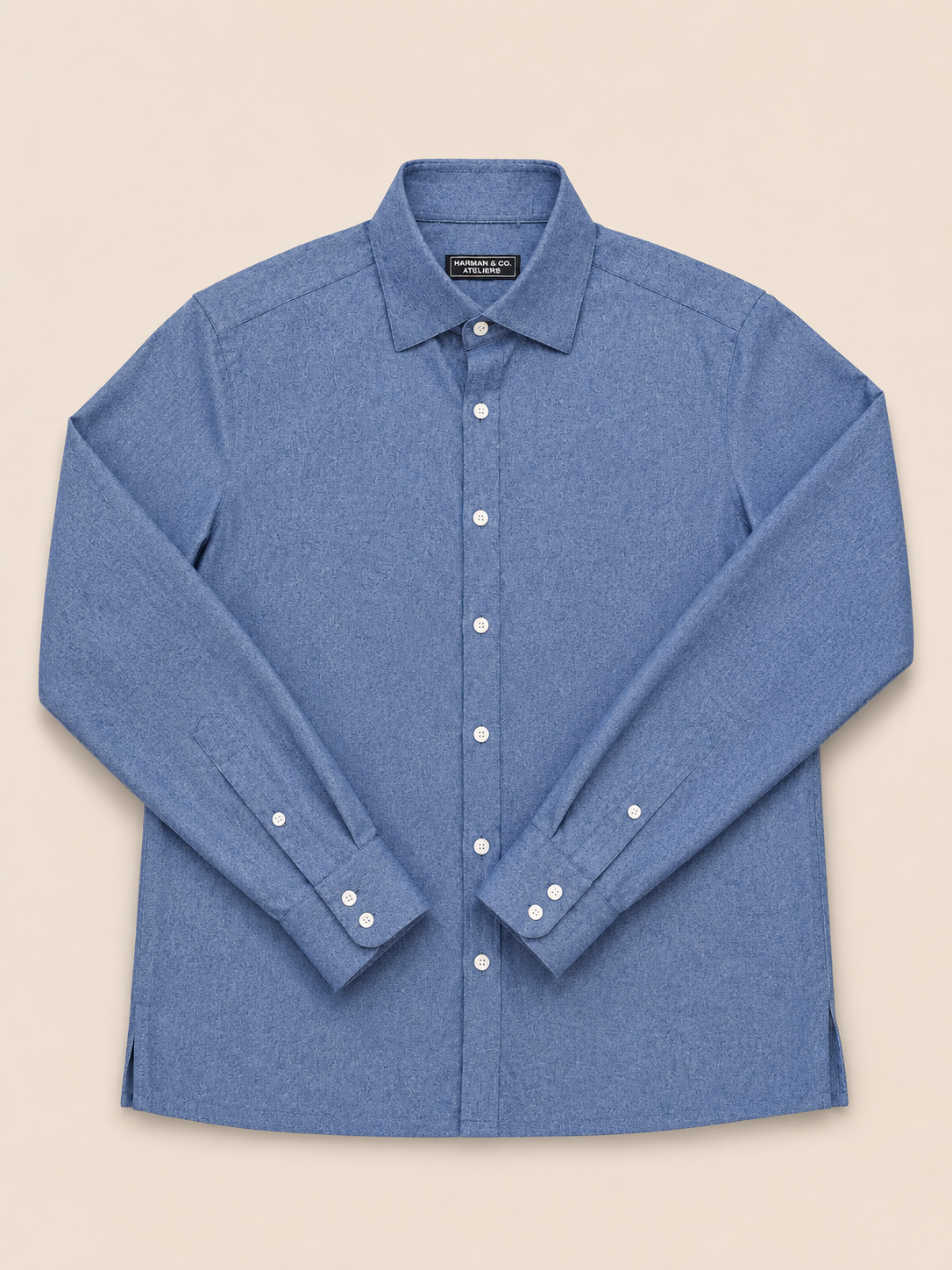 Made-to-Measure Indigo Bamboo Shirt