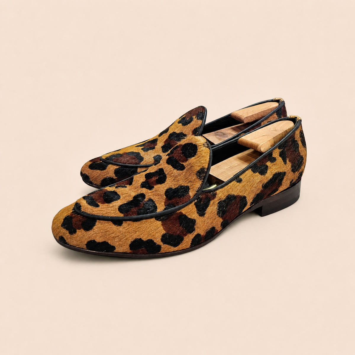 Oliver Safari – Leopard Pony Hair Belgian Loafer