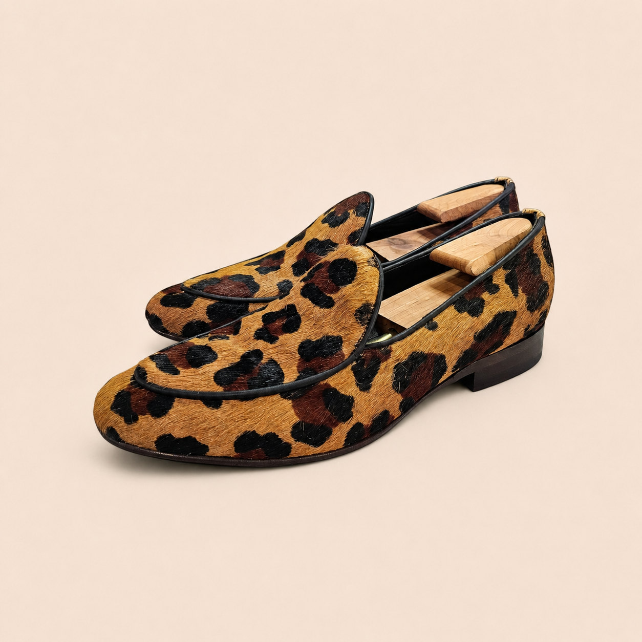 Oliver Safari – Leopard Pony Hair Belgian Loafer