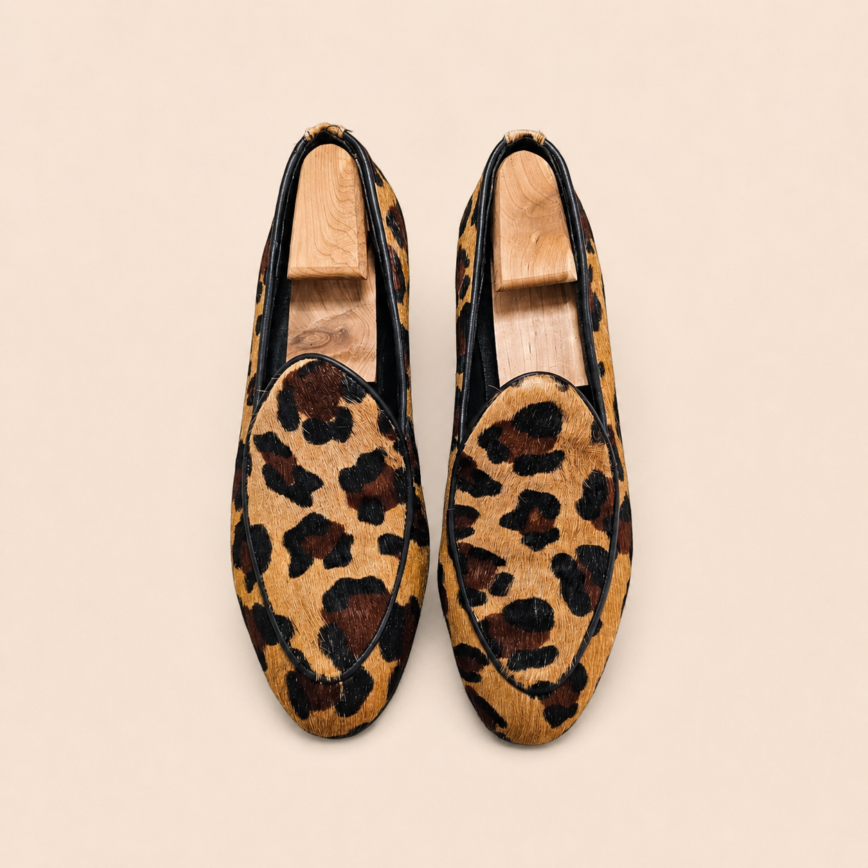 Oliver Safari – Leopard Pony Hair Belgian Loafer