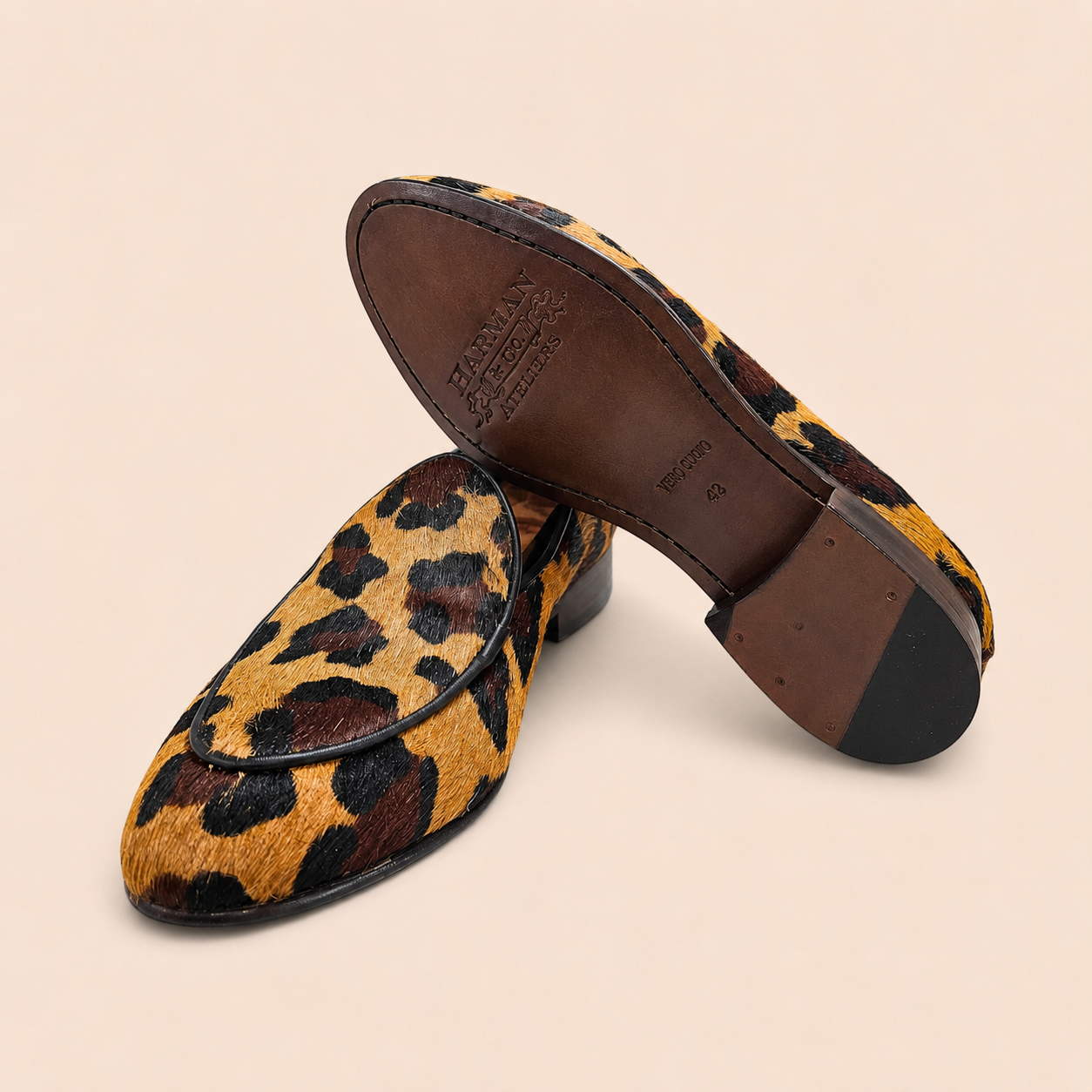 Oliver Safari – Leopard Pony Hair Belgian Loafer