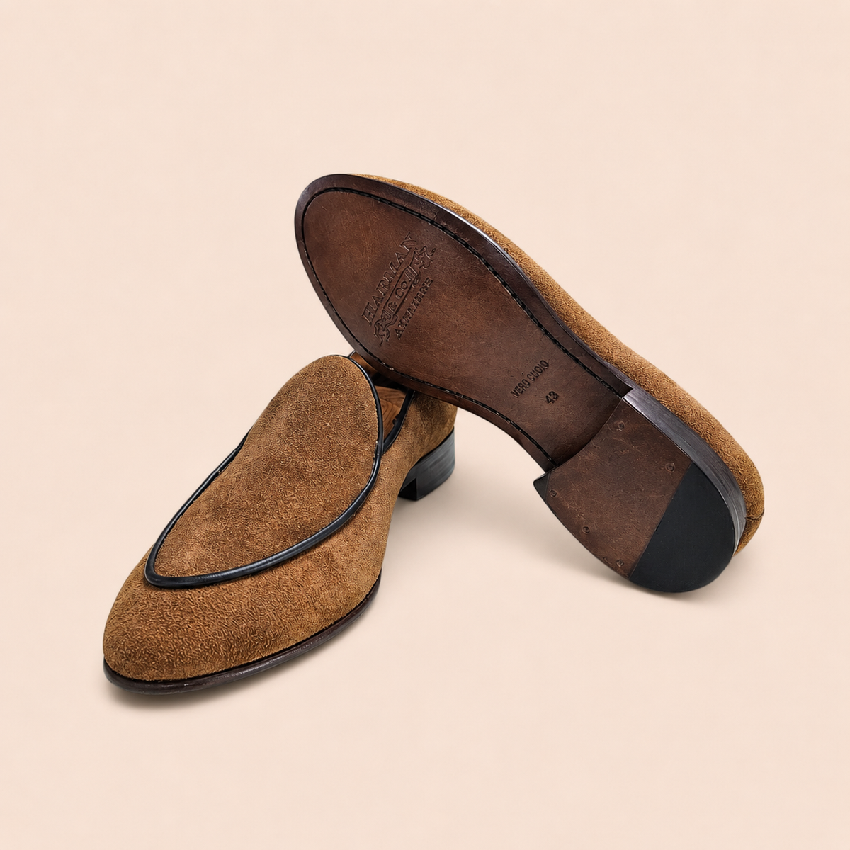 Oliver Terra – Brown Suede Belgian Loafer