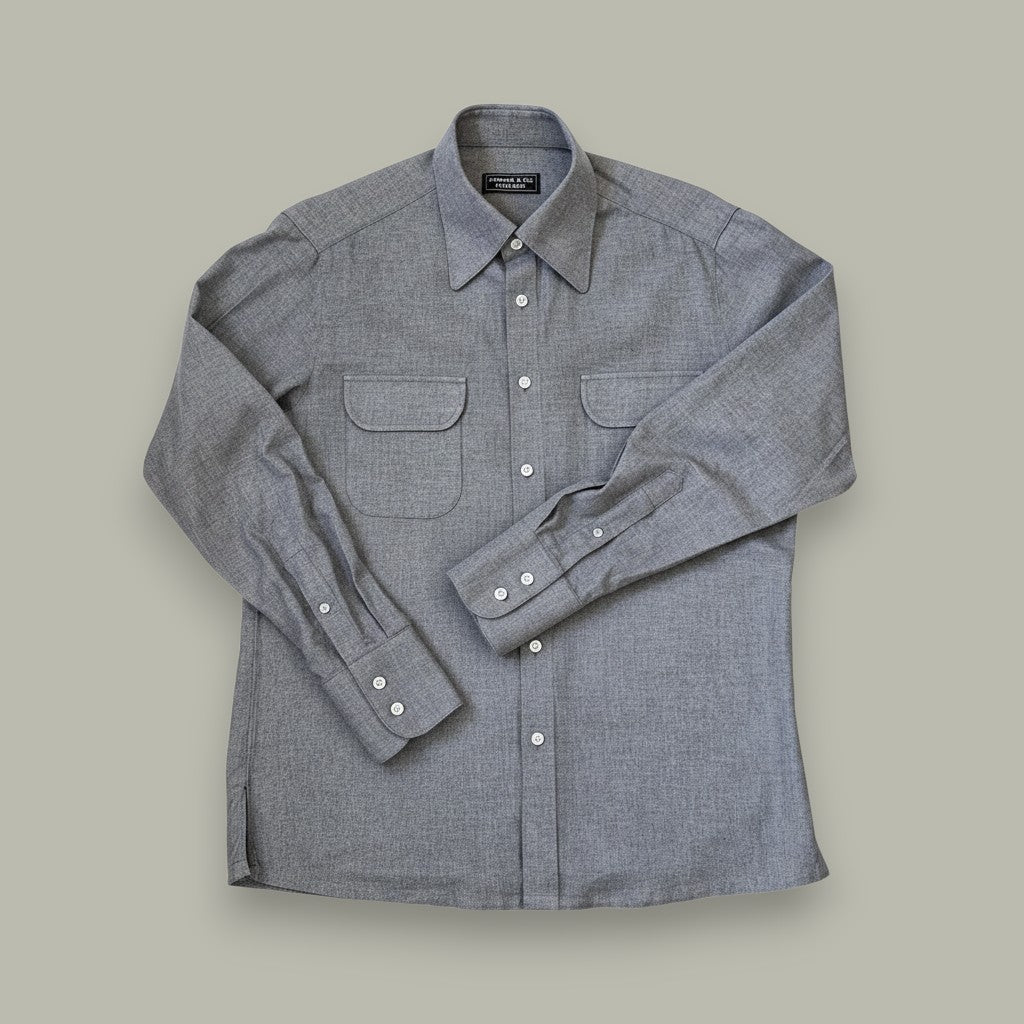 GREY FLANNEL UTILITARIAN SHIRT