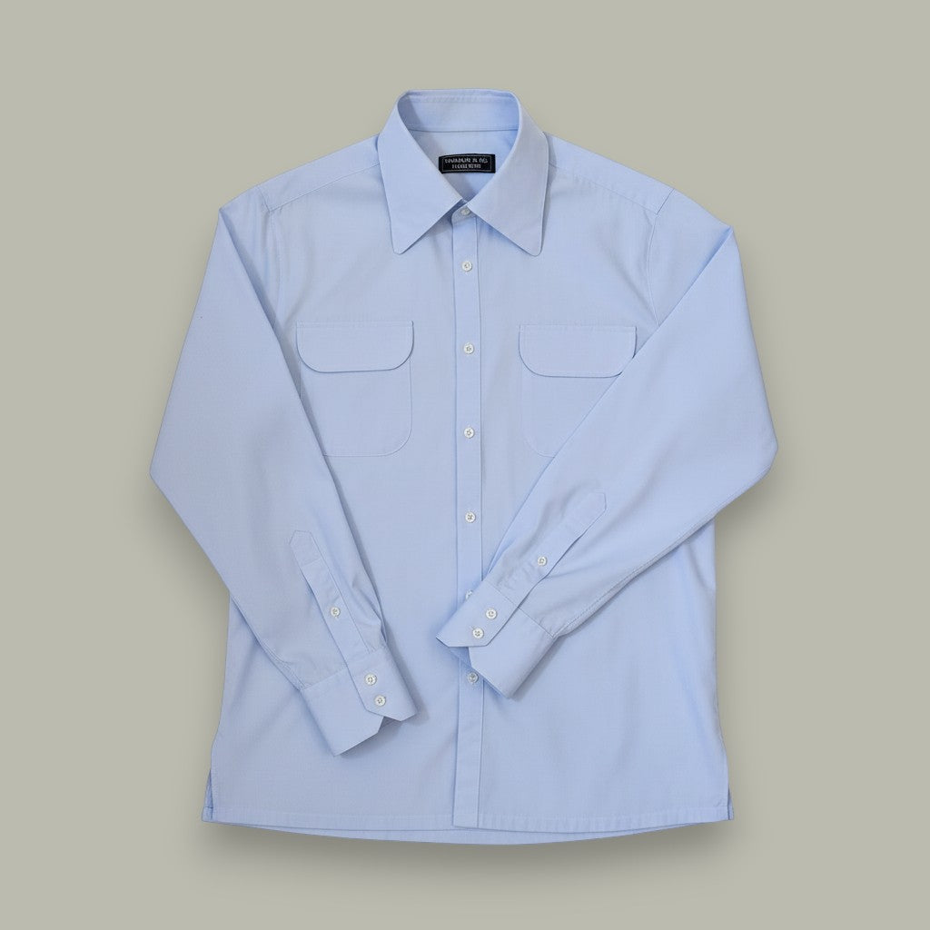 LIGHT BLUE UTILITARIAN SHIRT