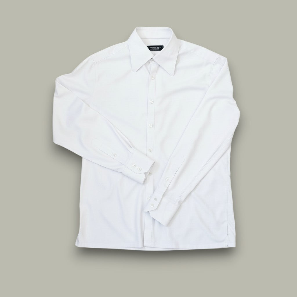 THE WHITE BAMBOO DRESS SHIRT